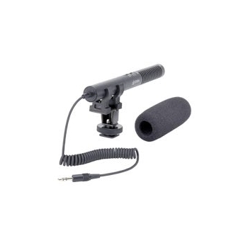 AZDEN SMX-10 Microfone direcional com cabo P2 para filmadora e DSLR