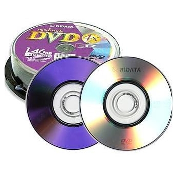 Mídia Mini DVD 1.4Gb de 4x para filmadora RIDATA MDVD-R 1.4GB