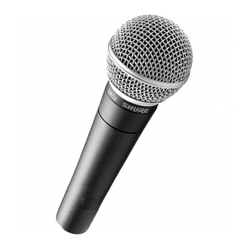 Microfone de entrevista com cabo opcional SHURE SM58-LC