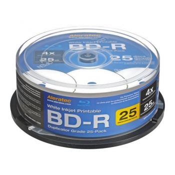 Mídia Blu-Ray 25Gb de 4x printable ALERATEC BDP-R 25GB