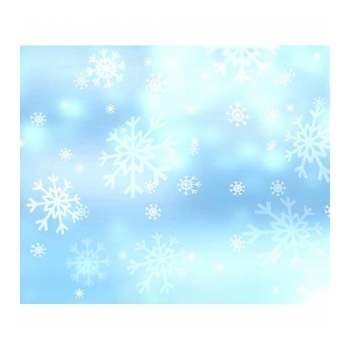 WESTCOTT TC1824-926 Fundo infinito tecido 180x240 cenário flocos de neve