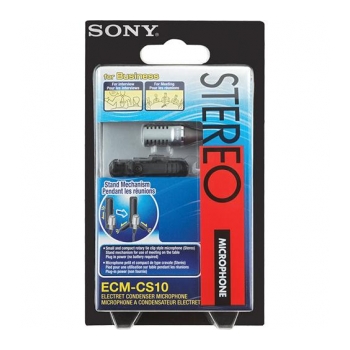 SONY ECM-CS10 Microfone de lapela com cabo P2 stereo  - foto 2