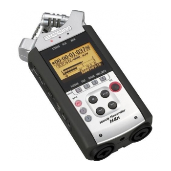 Gravador de voz digital com slot Micro SD e conexão XLR ZOOM H4N