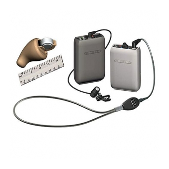 Ponto eletrônico receptor de ouvido kit completo COMTEK RC-216