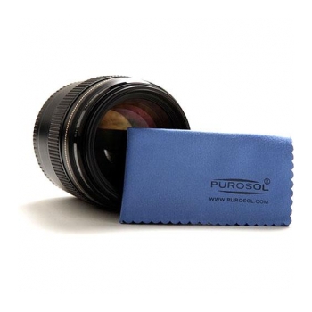 Lenço de microfibra para limpeza de lentes de foto e vídeo PUROSOL PU-013