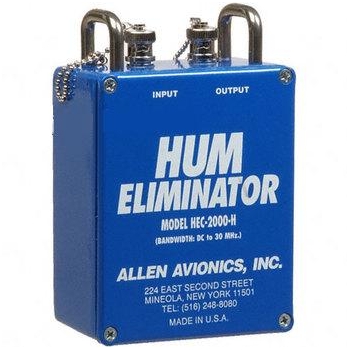 Eliminador de ruído de vídeo profissional "hum" ALLEN AVIONICS HEC-2000H