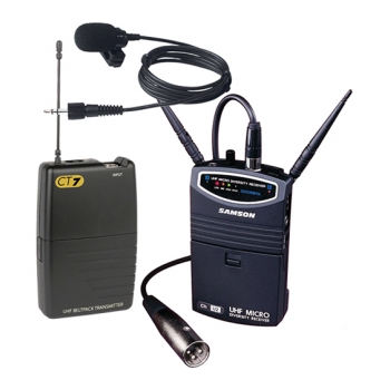 Microfone de lapela sem fio UHF SAMSON UM1-LM5