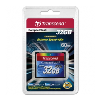 TRANSCEND CF 400X 32GB Cartão de memória Compactflash UDMA - foto 2