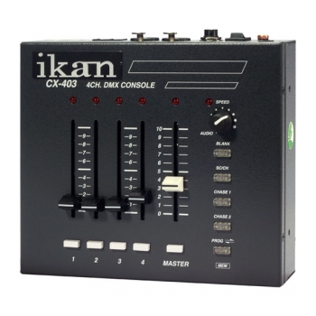 Dimerizador DMX de 04 canais para iluminação IKAN CX-403