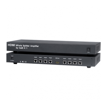 Distribuidor de vídeo HDMI 1x8 amplificado  KANEX PRO HD8-PSPE