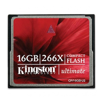 Cartão de memória Compactflash Ultimate KINGSTON CF 266X 16GB