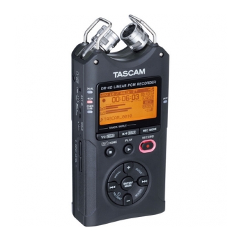 TASCAM DR-40 Gravador de voz digital com slot Micro SD - foto 4