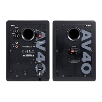 M-AUDIO AV-40 Caixa de som amplificada - monitor de estúdio 4" par - foto 3