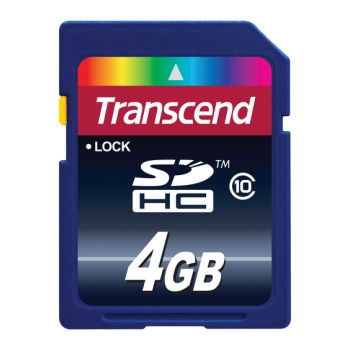 TRANSCEND SDHC 20M 4GB  Cartão de memória SDHC C10 20Mb/s Ultimate - foto 1