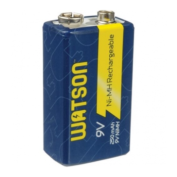 WATSON 9V/250 Bateria recarregável 9v - 250mAh