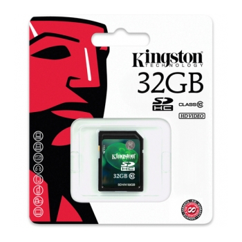KINGSTON SDHC 10M VD 32GB Cartão de memória SDHC C10 10Mb/s verde - foto 3