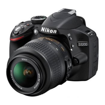 Máquina fotográfica de 24Mp com lente 18-55mm NIKON D3200