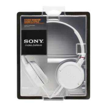 SONY MDR-ZX100 Fone de ouvido arco fechado acolchoado branco - foto 2