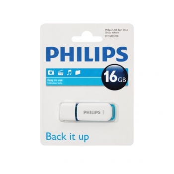 PHILIPS 16GB Pendrive Snow USB 2.0 de 16Gb - cor azul - foto 2