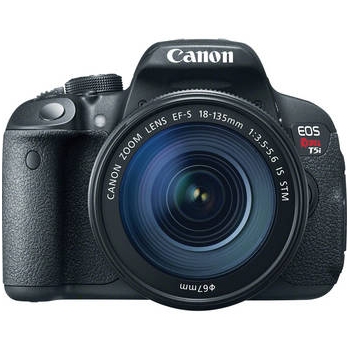 CANON EOS T3i Máquina fotográfica de 18Mp com lente 18-135mm