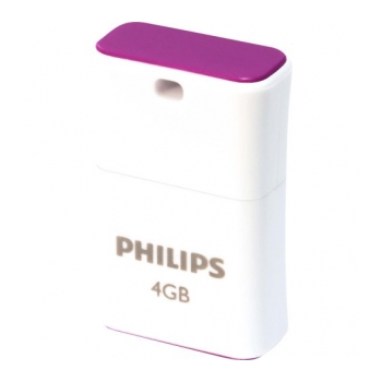 Pendrive Snow USB 2.0 de 4Gb - cor rosa PHILIPS 4GB
