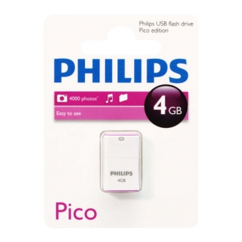PHILIPS 4GB Pendrive Snow USB 2.0 de 4Gb - cor rosa - foto 3