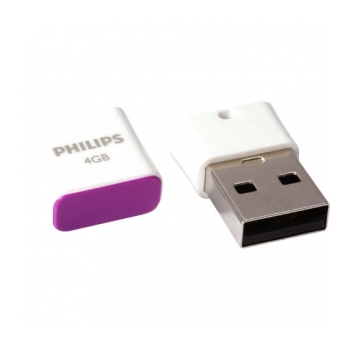 PHILIPS 4GB Pendrive Snow USB 2.0 de 4Gb - cor rosa - foto 2