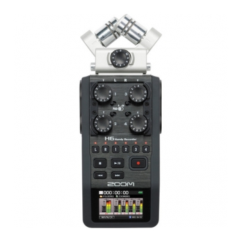 ZOOM H6  Gravador de voz digital com slot Micro SD e conexão XLR - foto 1