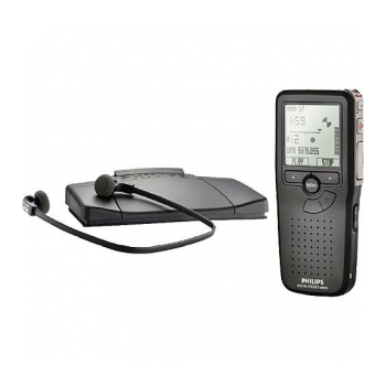 PHILIPS LFH-9399 Kit de transcrição de voz digital + gravador com slot de cartão