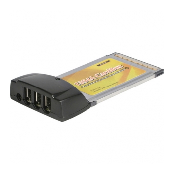 Adaptador firewire para notebook com 03 portas Card Bus STAR TECH CB-1394