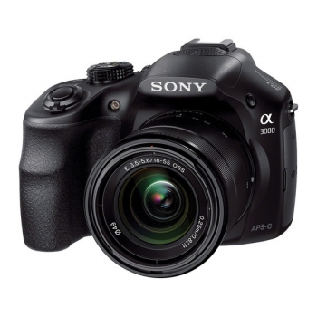 Máquina fotográfica de 20Mp com lente 18-55mm  SONY ALPHA A3000 