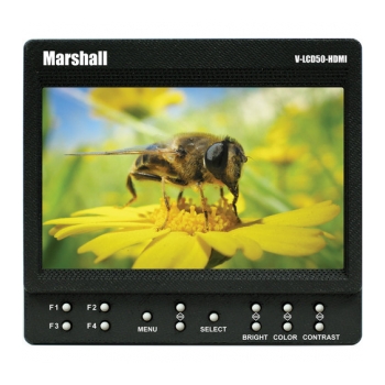 MARSHALL V-LCD50  Monitor LCD colorido de 5" com entrada HDMI 