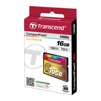 TRANSCEND CF 1000X 16GB  Cartão de memória Compactflash UDMA - foto 2