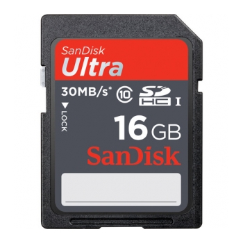 Cartão de memória SDHC C10 30Mb/s Ultra SANDISK SDHC 30M 16GB