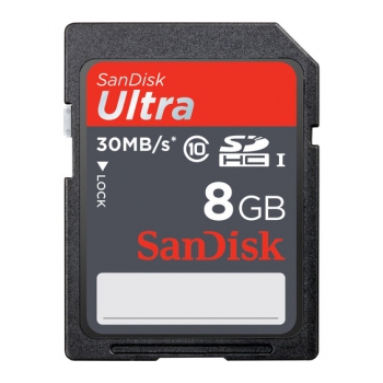 Cartão de memória SDHC C10 30Mb/s Ultra SANDISK SDHC 30M 8GB