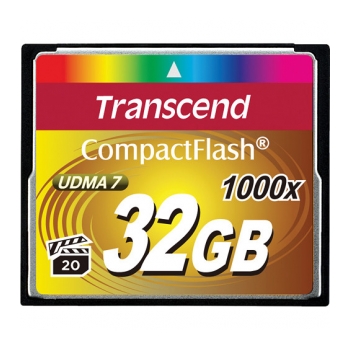 Cartão de memória Compactflash UDMA TRANSCEND CF 1000X 32GB 