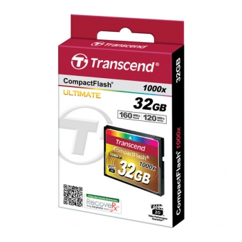 TRANSCEND CF 1000X 32GB  Cartão de memória Compactflash UDMA - foto 2