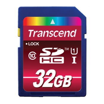 Cartão de memória SDHC C10 90Mb/s UHS-I TRANSCEND SDHC 90M 32GB