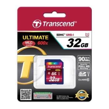 TRANSCEND SDHC 90M 32GB Cartão de memória SDHC C10 90Mb/s UHS-I - foto 2