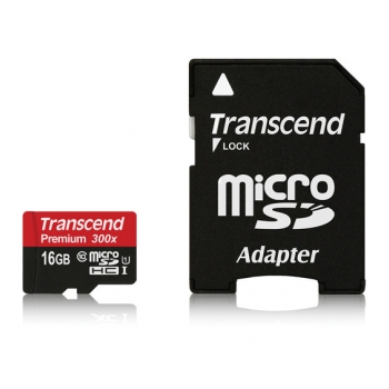 TRANSCEND MSDHC 45M 16GB  Cartão de memória Micro SDHC Classe 10 45Mb/s - foto 2