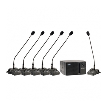 Sistema de microfone gooseneck sem fio para conferência ANCHOR AUDIO CM-6W 
