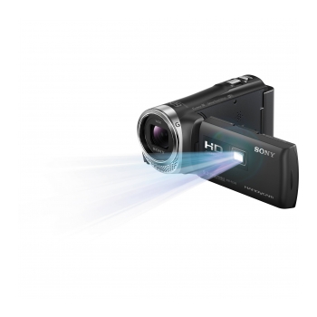 Filmadora Full HD com 1CCD SDHC/MFI com projetor de vídeo  SONY HDR-PJ340 