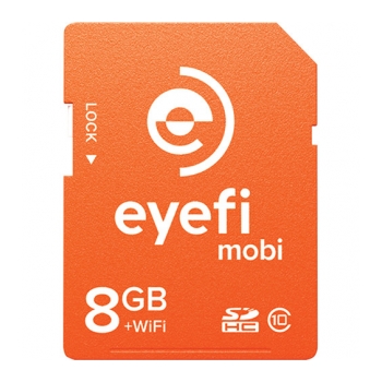 Cartão de memória SDHC C10 23Mb/s Mobi wireless EYEFI SDHC C10W 8GB