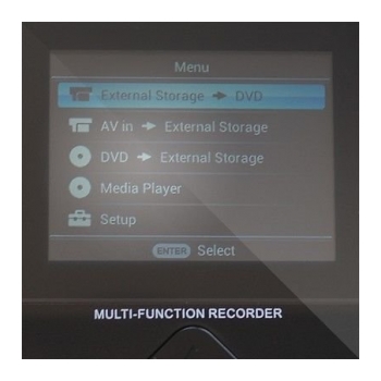 PEGASUS PT-1176 Gravador de DVD multi-função com LCD de 2,8" - foto 5