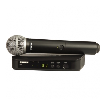 SHURE BLX24/58  Sistema de microfone de entrevista sem fio 