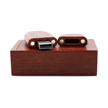 FACWEEK ME-32 Pendrive USB 2.0 de 32Gb madeira escura com case - foto 2