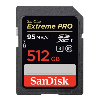 SANDISK SDHC 95M 512GB  Cartão de memória SDHC C10 95Mb/s Extreme Pro 