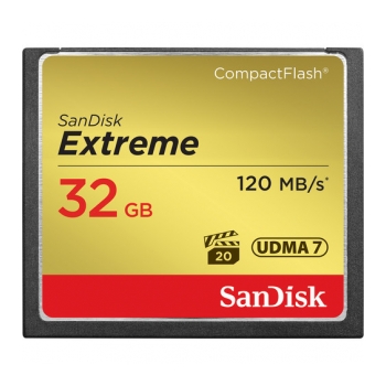 SANDISK CF 800X 32GB  Cartão de memória  Compactflash Extreme UDMA  - foto 1