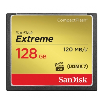 SANDISK CF 800X 128GB  Cartão de memória Compactflash Extreme UDMA 