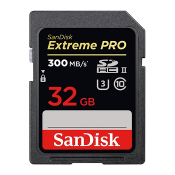 Cartão de memória SDHC C10 300Mb/s Extreme Pro SANDISK SDHC 300M 32GB